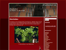 Tablet Screenshot of druvlexikon.se